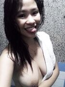 Private nudes of smiley busty chubby Asian babe