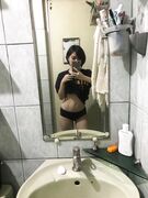 Homemade intimate photos of short-haired filipina teen