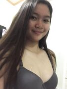 Cute tall Asian teen exposes her tits and pussy