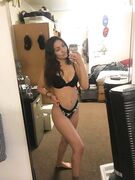 Feet and pussy of amateur Asian babe