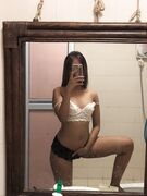 Small-titted Asian slut's selfies and BJ pics