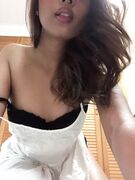 Small-titted Asian slut's selfies and BJ pics
