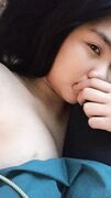 Beautiful naked body of amateur Asian teen