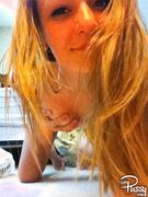 Leaked nude selfies of a petite teen blonde