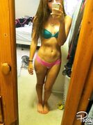 Leaked nude selfies of a petite teen blonde