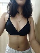 Beautiful boobies and hairy Asian pussy