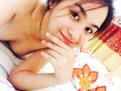 Naked in bed taking selfies Asian college girl