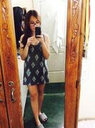 Naked at home taking nude selfshots Asian girl