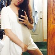 Naked at home taking nude selfshots Asian girl