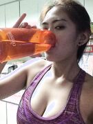 Nude selfies of a chubby Asian chick