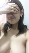 Nude selfies of a chubby Asian chick
