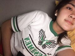 Nude selfies of a chubby Asian chick